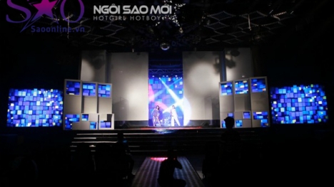 Cận cảnh sân khấu hoành tráng Chung kết Ngôi sao mới trước giờ G